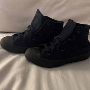 Kids Black High-Top Converse